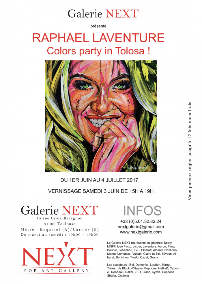 SOLO EXHIBITION AT THE NEXT GALLERY IN TOULOUSE