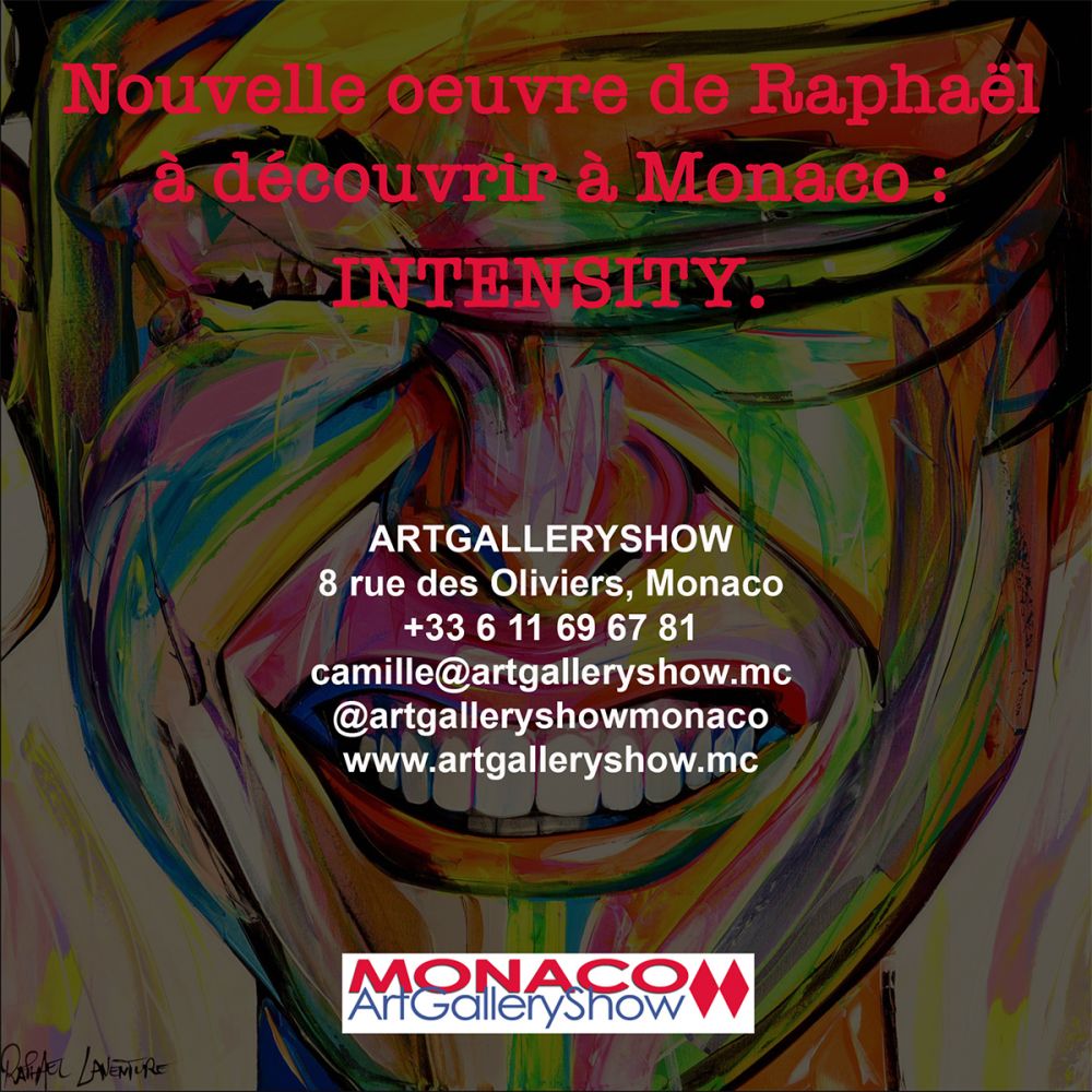 NEW CANVAS IN EXHIBITION IN MONACO!