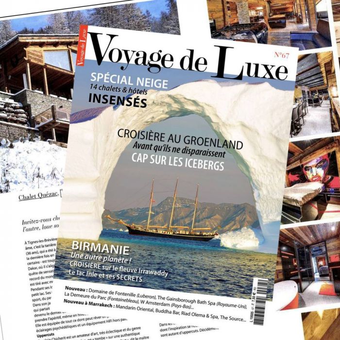 Publication dans le magazine VOYAGE DE LUXE